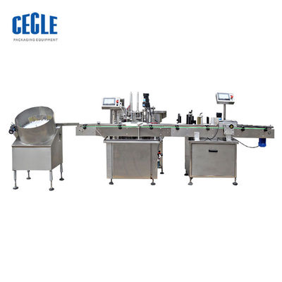 macchina di rifornimento automatica piena capa del liquido dell'alcool 4, tappatrice, etichettatrice